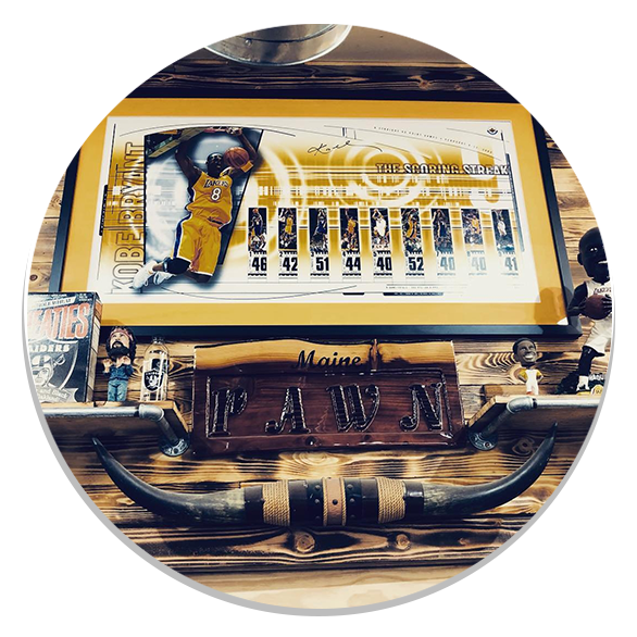 slider-circle3 Sports memorabilia display at pawn